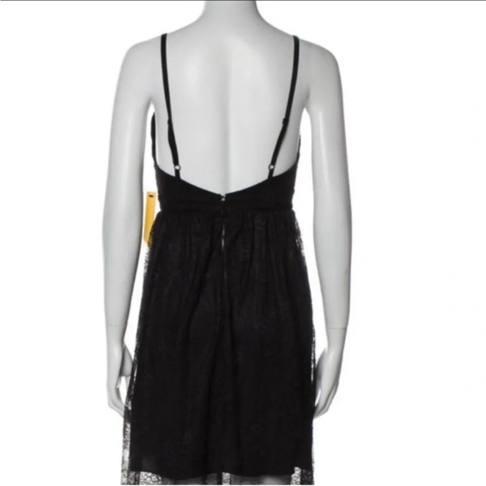 ALICE + OLIVIA Mini Black Lace Dress - Picture 5 of 15